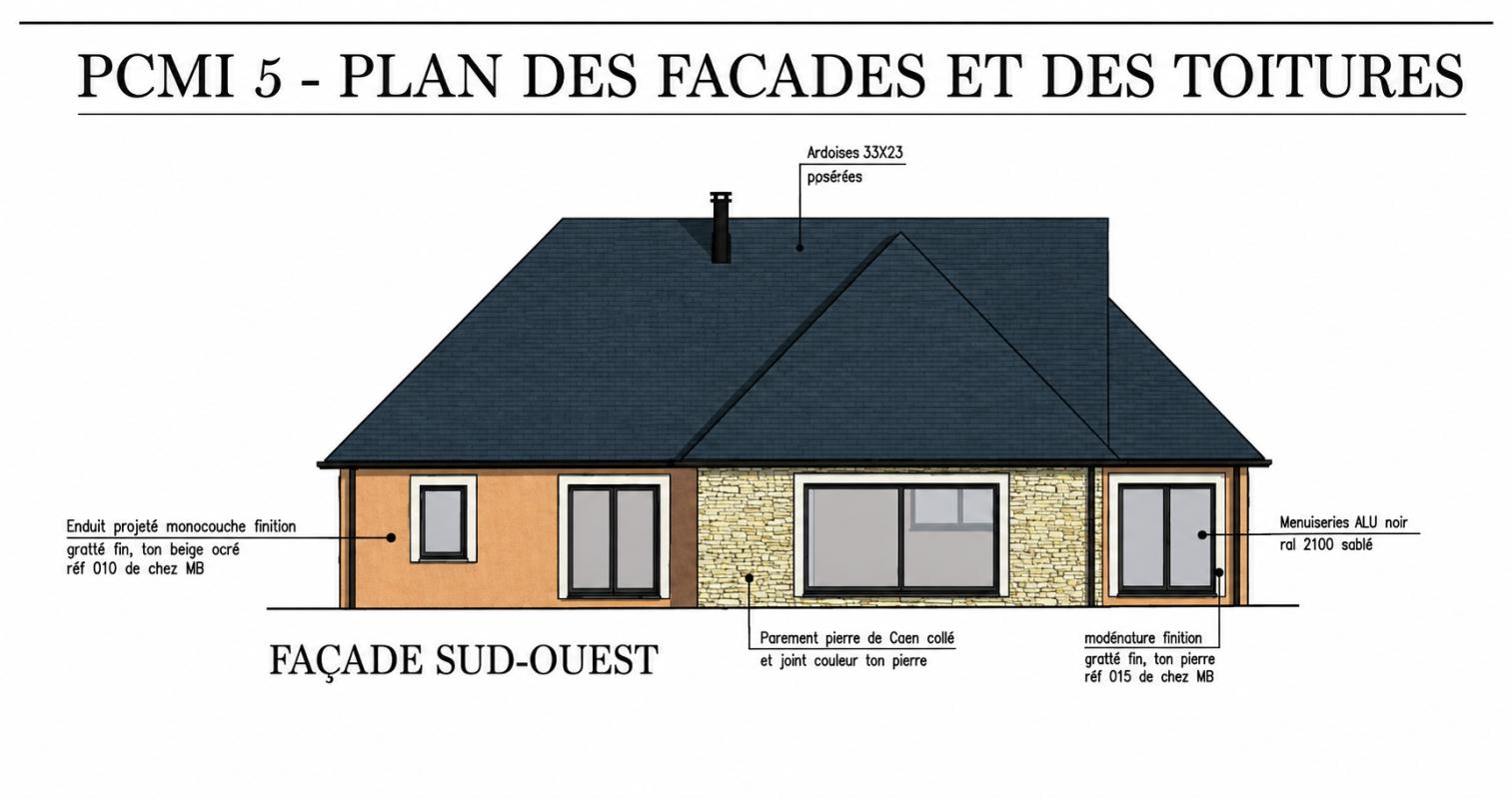 PONT-L'EVEQUE 14130 Maison plain pied neuve 150 m² 3 chambres 609 000 Euros 3
