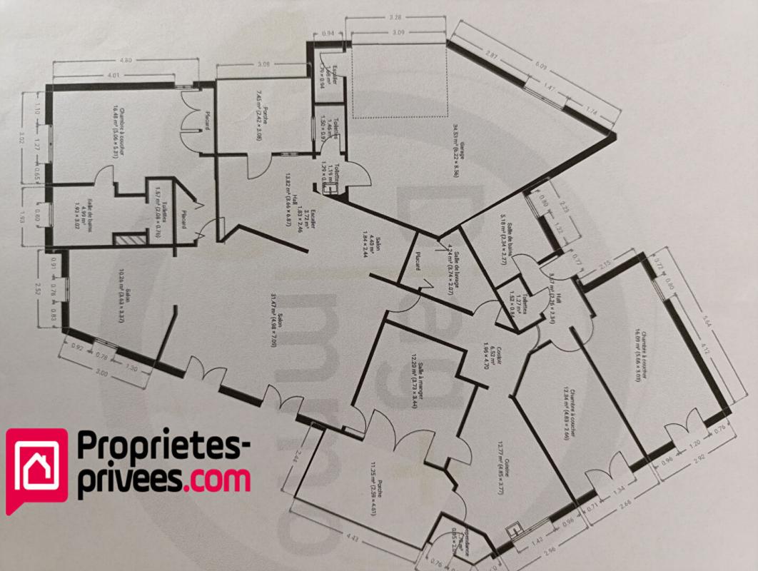 LA MOTTE Maison  d'architecte  6  pièces165 m2 sur terrain de 3000 m² 18
