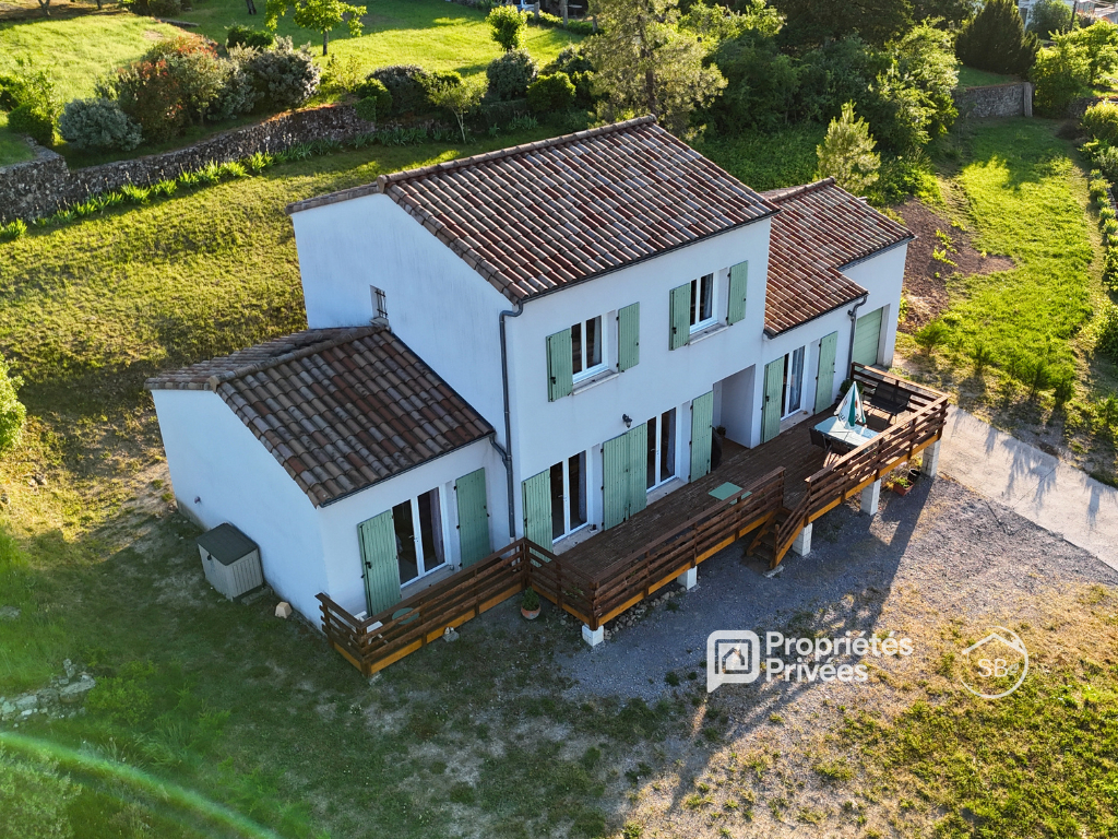 JOYEUSE Villa avec vue dominante de 127 m² - 4 chambres -Proche Joyeuse- 323 000 HAI 1