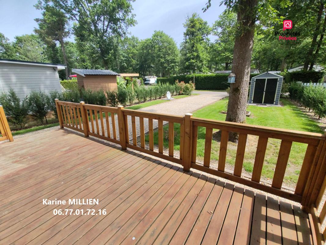 MARCILLY-SUR-EURE MARCILLY SUR EURE 27810 Mobil home aménagé et équipé de 2022 avec son terrain - 2 chambres - Grande terrasse - Cabanon de jardin - Terrain - HAI 2