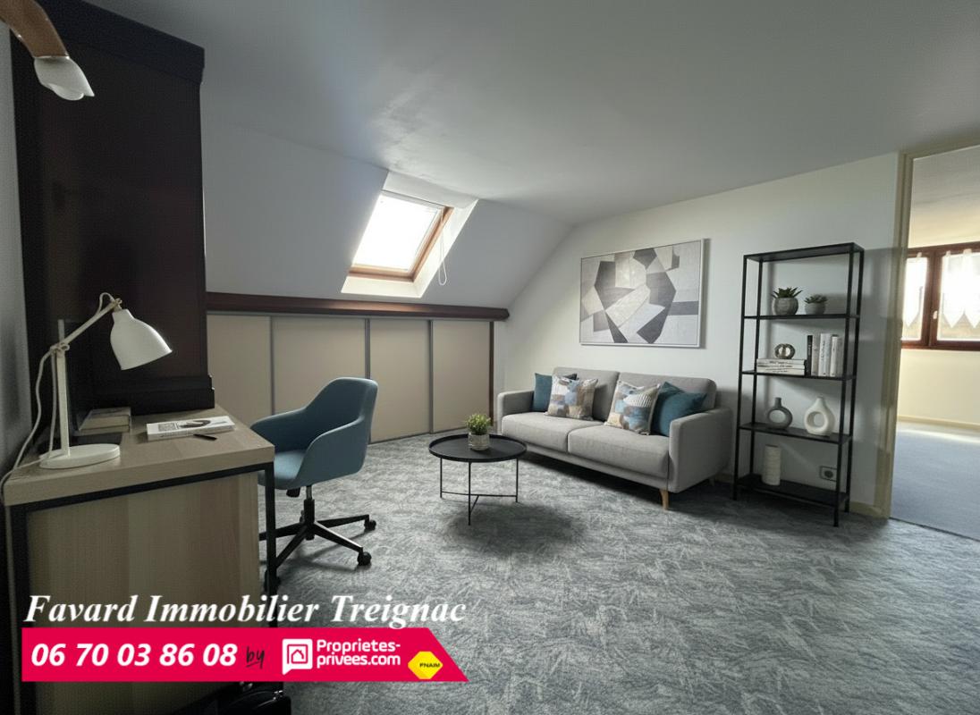 TREIGNAC Maison Treignac  120 m²  jardin plat et espace de vie de plain pied 11