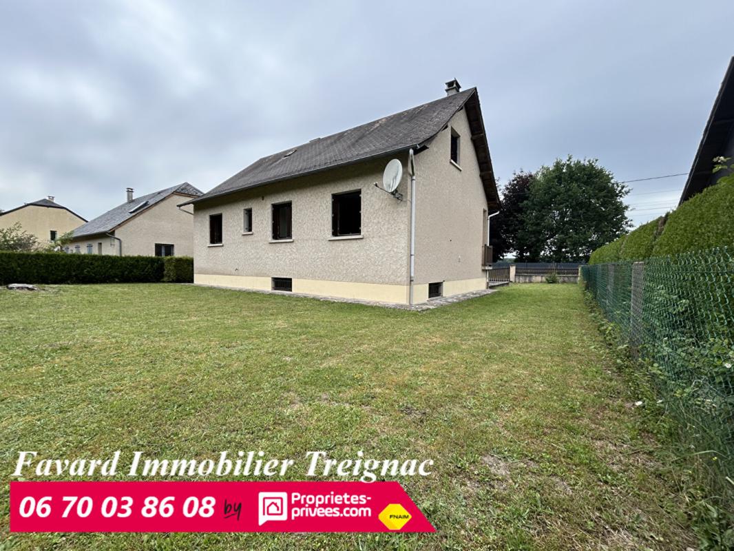 TREIGNAC Maison Treignac  120 m²  jardin plat et espace de vie de plain pied 3