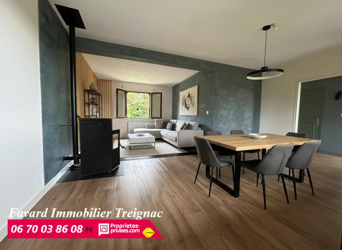 TREIGNAC Maison Treignac  120 m²  jardin plat et espace de vie de plain pied 5