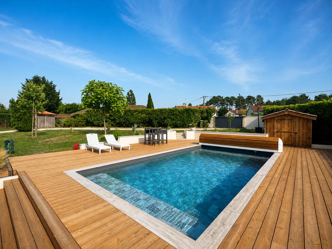 SALLES Maison Salles centre : 7 pièces 164 m2 garage et piscine et grand terrain 2