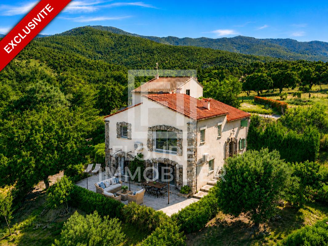 ARGELES-SUR-MER Mas catalan vue mer - 230 m² - 5 chambres - terrain 1,1 ha - potentiel locatif 1
