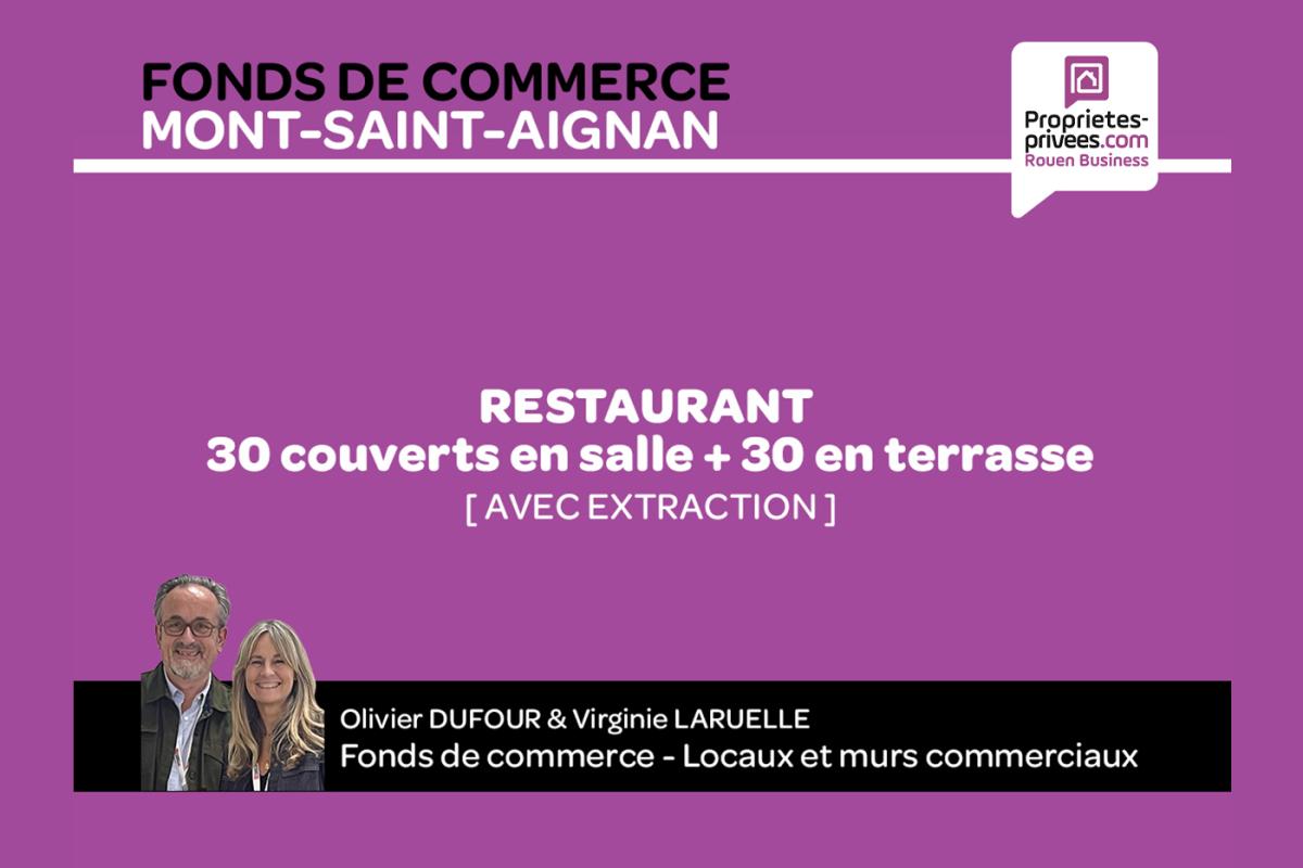ROUEN MONT-ST-AIGNAN - RESTAURANT 30 couverts + 30 places en terrasse 2