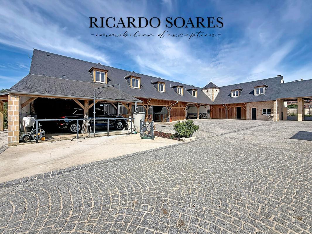 RESSONS-SUR-MATZ 60490 RESSONS-SUR-MATZ - PROPRIÉTÉ ÉQUESTRE DE CARACTÈRE / 2001 / 210 m² HABITABLES / 5 CHAMBRES / GÎTE INDÉPENDANT / PISCINE / 10 BOXES / TERRAIN 9361 m² 1
