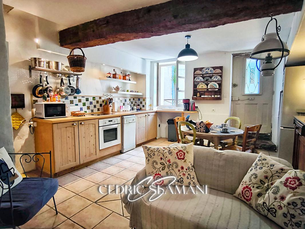 CARCASSONNE MAISON R+2 50 M2, 2 CHAMBRE, 1 BUREAU, SALON, CUISINE, GARAGE, JARDIN, TERRASSE 4