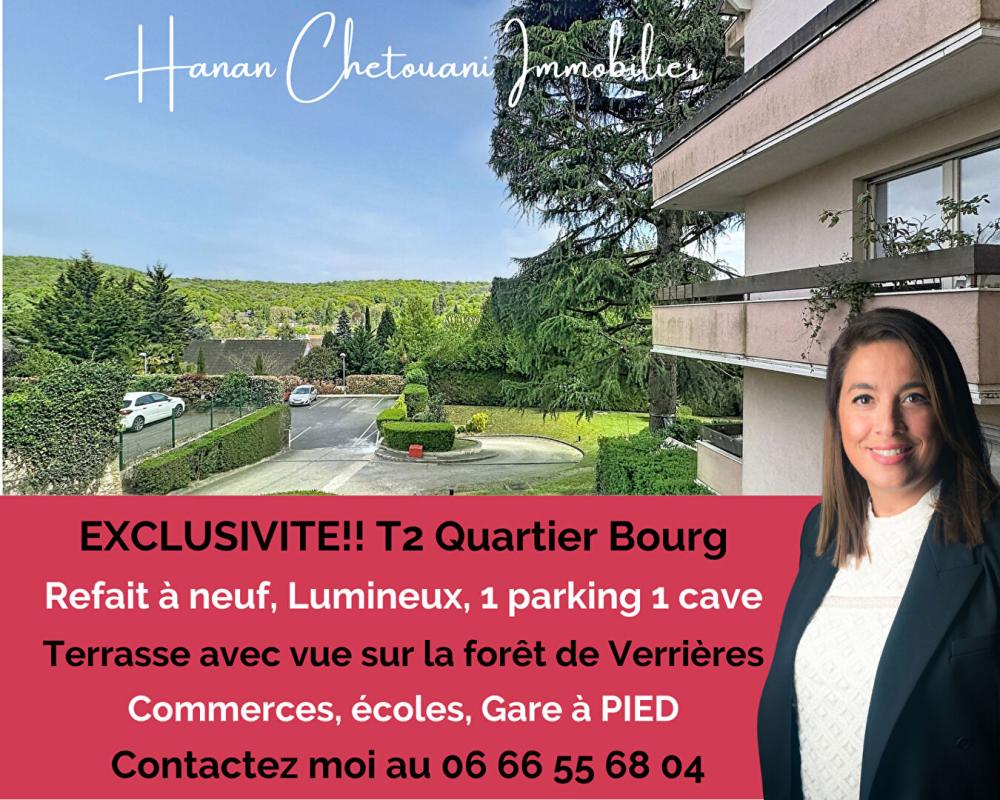 IGNY T2 AVEC TERRASSE, PARKING ET VUE FORÊT AUCUN VIS-À-VIS 1