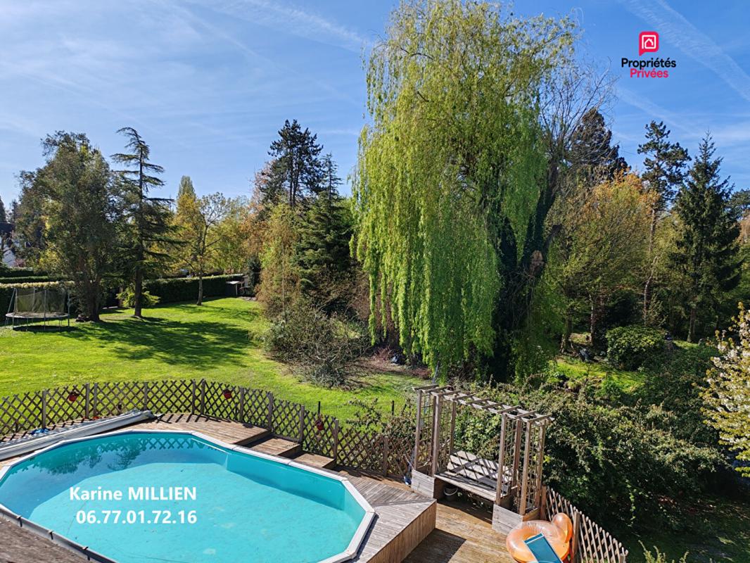 IVRY-LA-BATAILLE IVRY LA BATAILLE 27540 Maison individuelle avec véranda chauffée - 1 étage - 4 chambres - Double garage - Quart port - Piscine Hors Sol Chauffée - Terrain - 416000  HAI 6