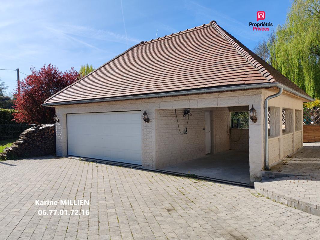 IVRY-LA-BATAILLE IVRY LA BATAILLE 27540 Maison individuelle avec véranda chauffée - 1 étage - 4 chambres - Double garage - Quart port - Piscine Hors Sol Chauffée - Terrain d'env. 3300 m²  - 468000  HAI 6