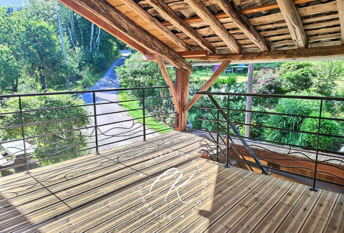 CONTRAZY Magnifique corps de ferme en pierre rénové de 3 hectares et deux habitations avec vue panoramique 14