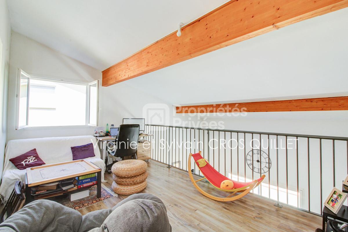 MONTASTRUC-LA-CONSEILLERE Maison T4 + mezzanine bureau 118 m2 + double garage et cellier 10
