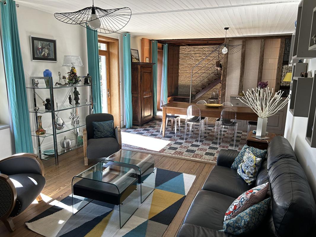 SAINT-MARCEL longère authentique de prestige avec parc crée par un maitre artisan paysagé Saint Marcel 8 pièce(s) 278 m2 7