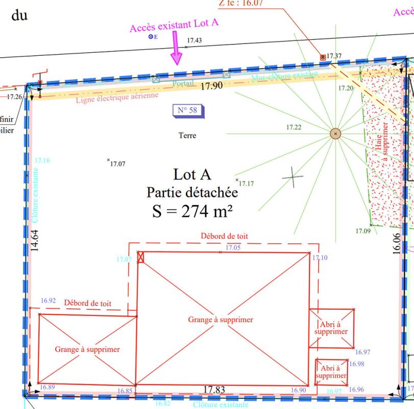 LACANAU Terrain Lacanau 274m² centre ville 2