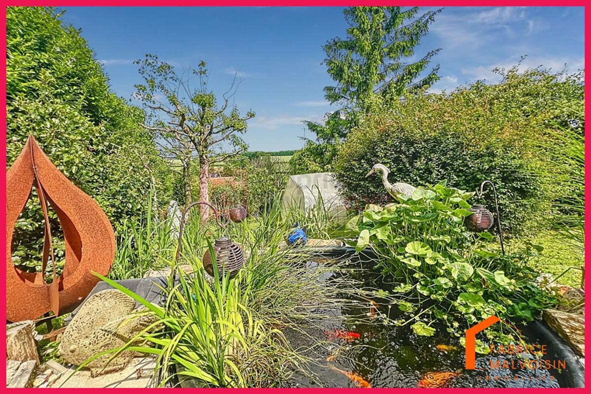 HUCQUELIERS Plain-Pied 128 m² / Saint-Michel-Sous-Bois /Vue imprenable / Terrain 2891 m² paysagé / Garage / 7 Vallées 18