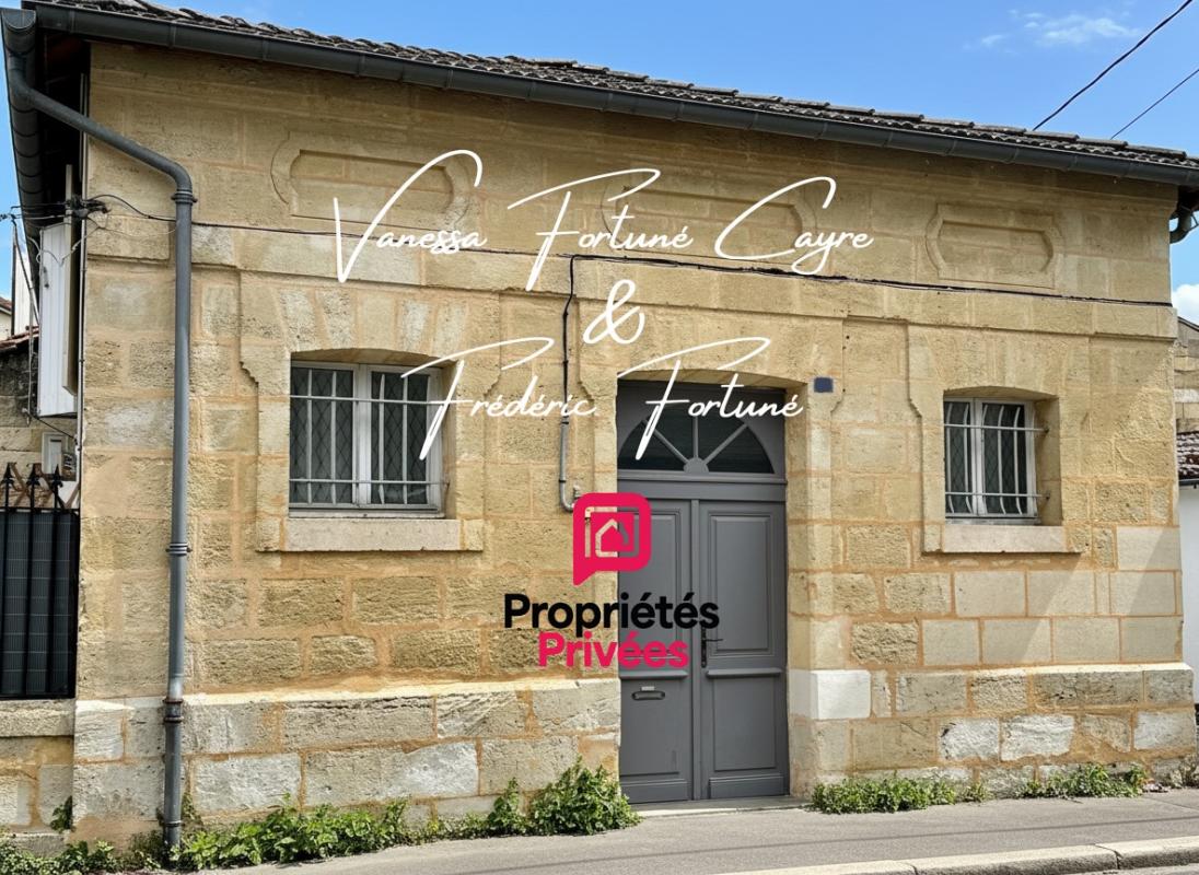 LIBOURNE Échoppe en pierre 80 m² avec terrasse - VENDUE LOUÉE 1