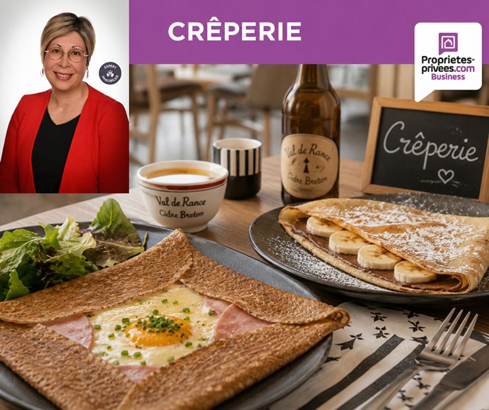 SAINT-MALO ST MALO / MONT ST MICHEL - RESTAURANT CRÊPERIE 110 COUVERTS, TERRASSE, 200 m² 2