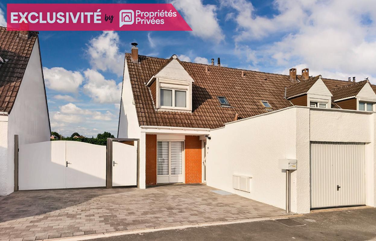 WATTRELOS Wattrelos GAUQUIER, maison de lotissement avec 3 chambres, jardin, garage, stationnements 1