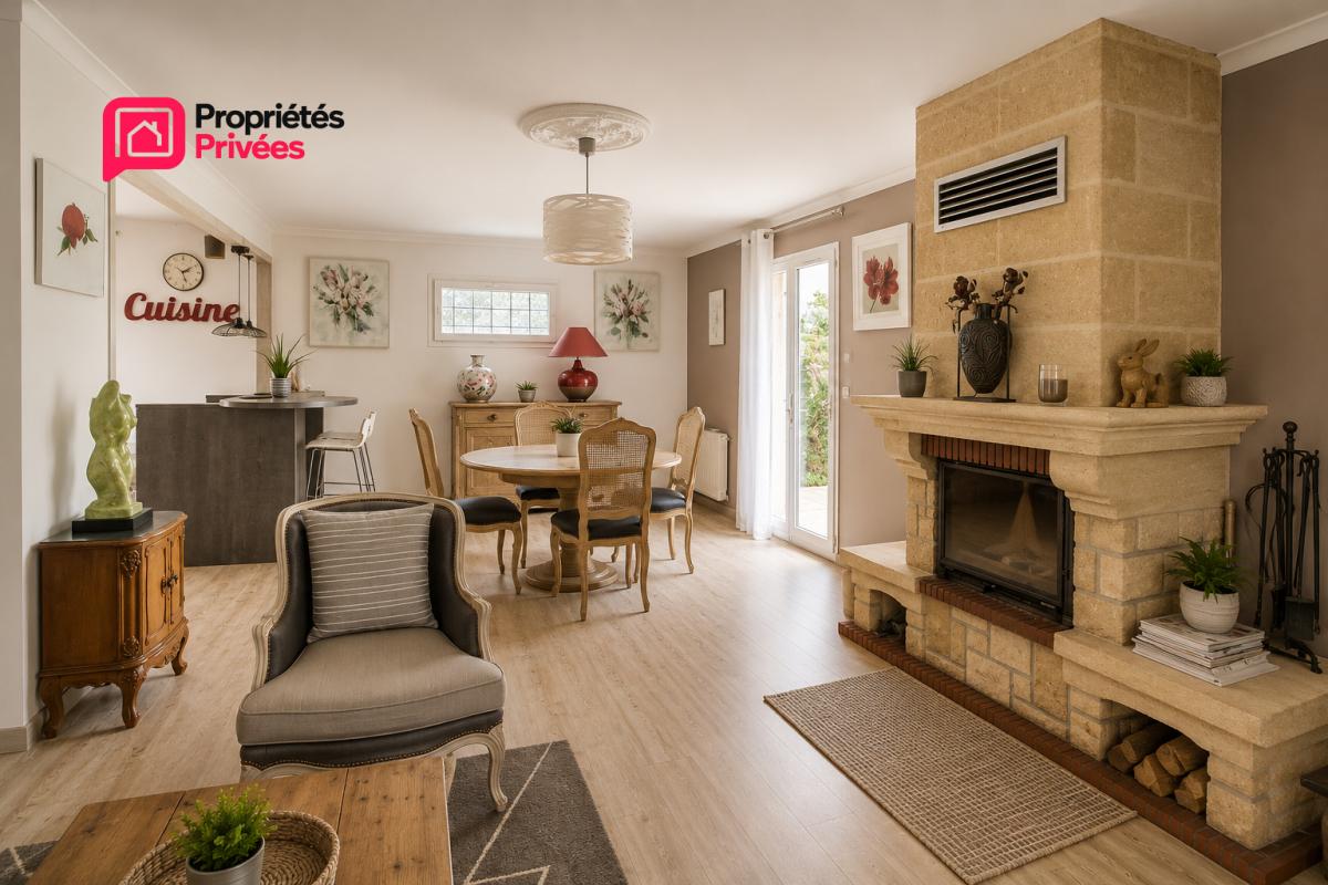 FOISSAC Villa Uzès . À seulement 10 minutes d'Uzès, à Foissac  7 pièce(s) 133 m2, 4 chambres avec piscine et dépendance de 40m2 type P2 6