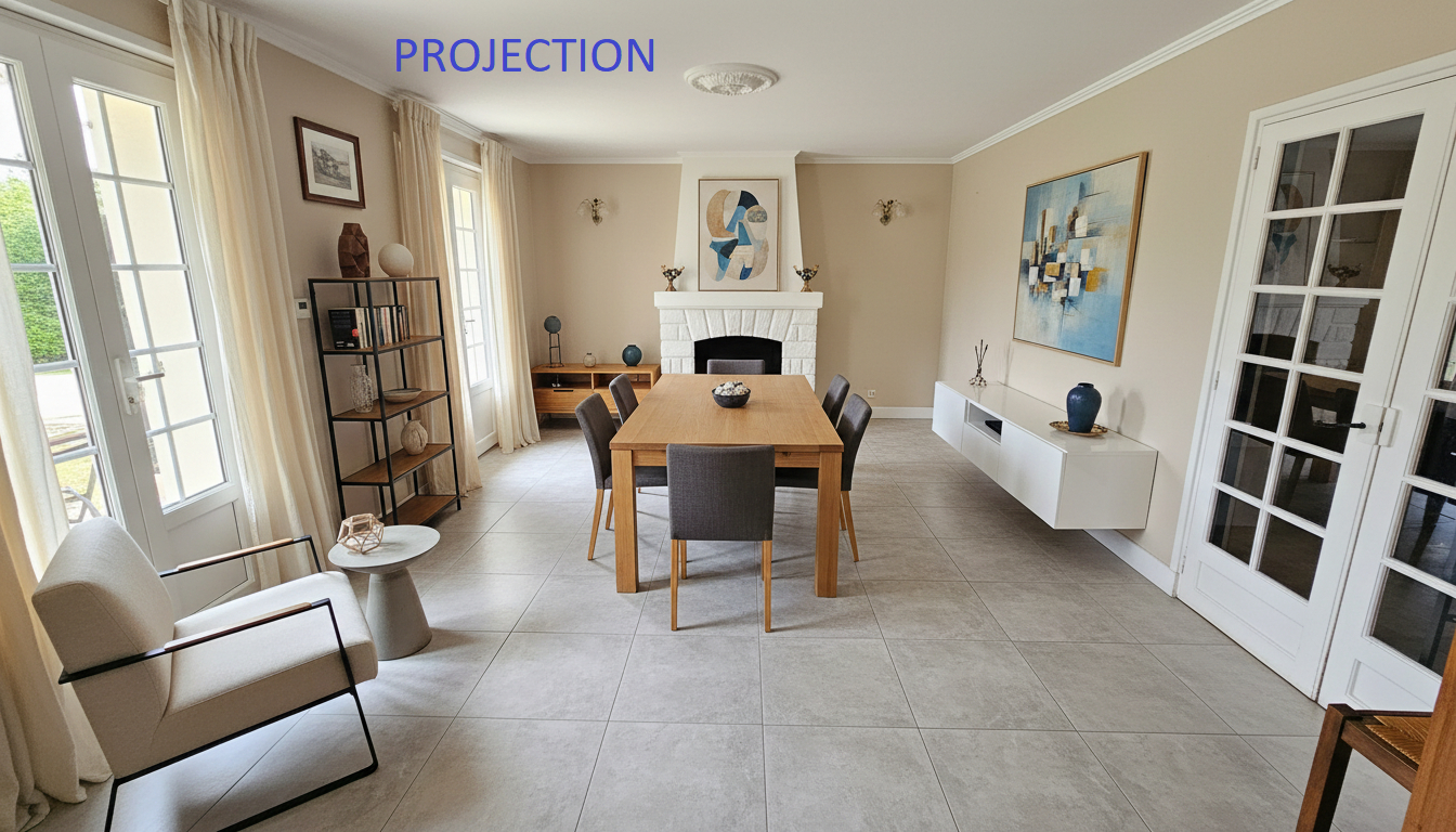 HOUDAN Houdan 10 mn / Maison 141 m2 / 5 chambres + sous-sol + double garage 7