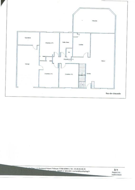 CHEVRU Maison familiale ou PMR  77 Chevru 7 pièce(s) 130 m2   230 000 15