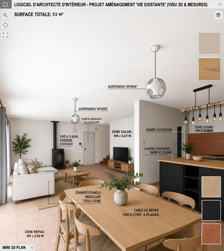 BEAUMONT-LA-RONCE Maison familiale lumineuse 193 m² avec fort potentiel - 4/5 chambres - Grand jardin 5