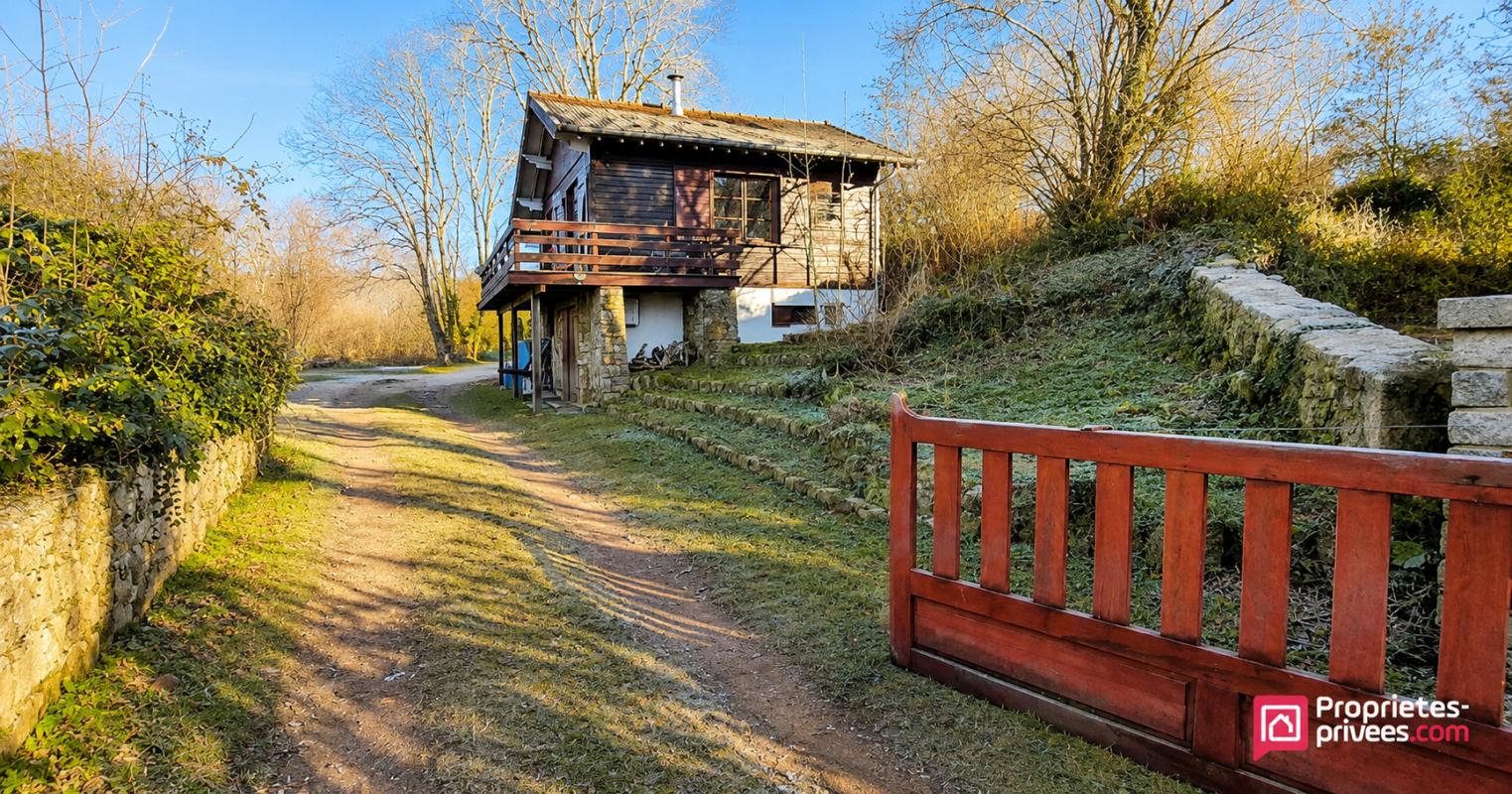 LORMES Chalet traditionnel en bois de 70 mètres 2