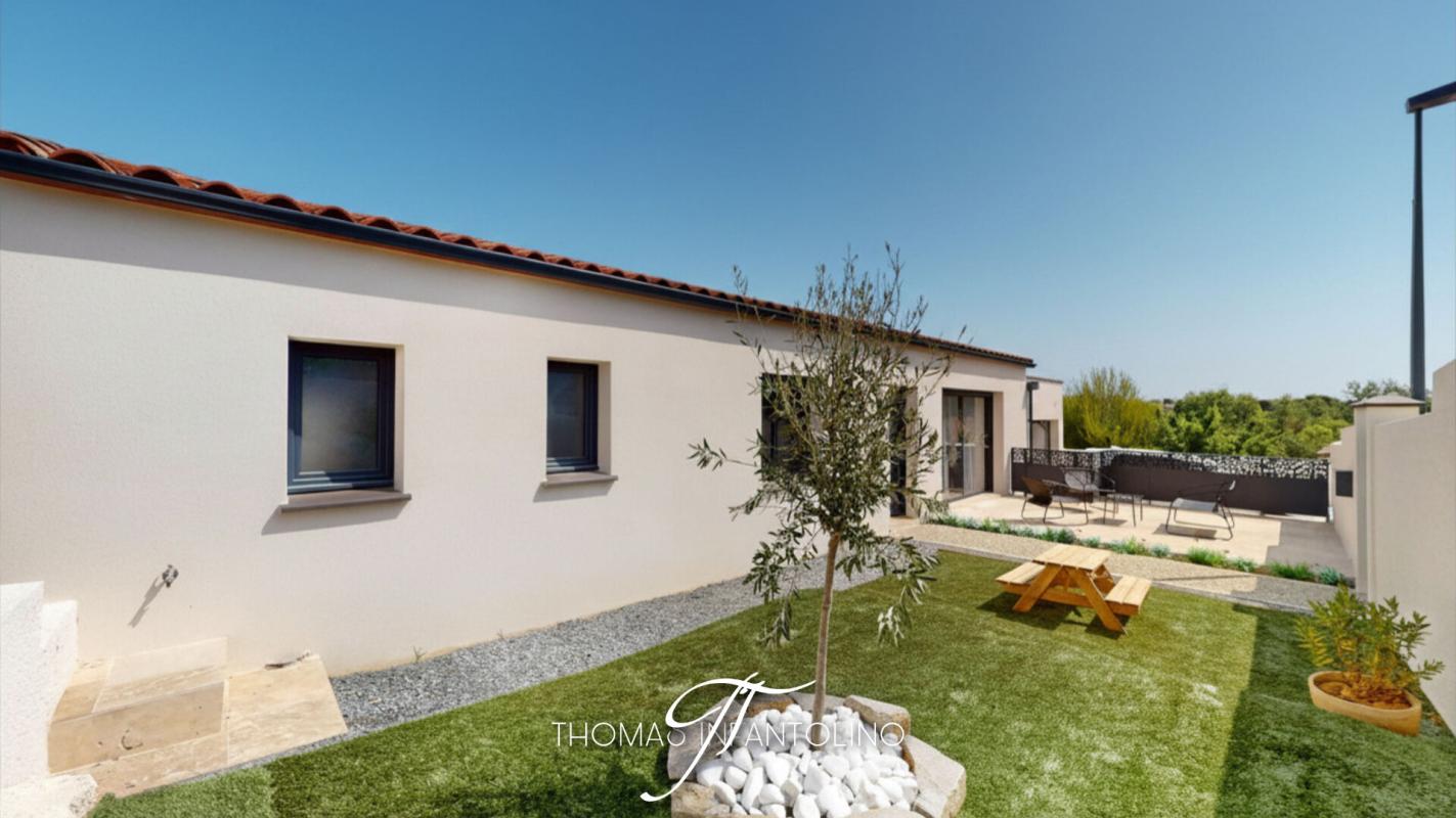 CONQUES-SUR-ORBIEL EN EXCLUSIVITE - PLAIN PIED - 3 CHAMBRES DONT UNE SUITE PARENTALE - CLIMATISATION GAINABLE - GARAGE - VUE DEGAGÉE 1