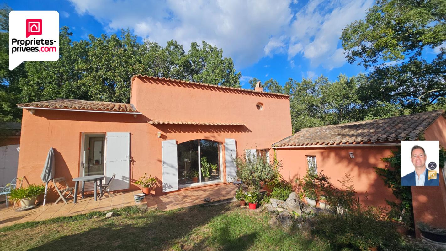 SAINT-CEZAIRE-SUR-SIAGNE VILLA 3 PIECES 120 m2 SUR UN MAGNIFIQUE TERRAIN ARBORE DE 2500 M2 2