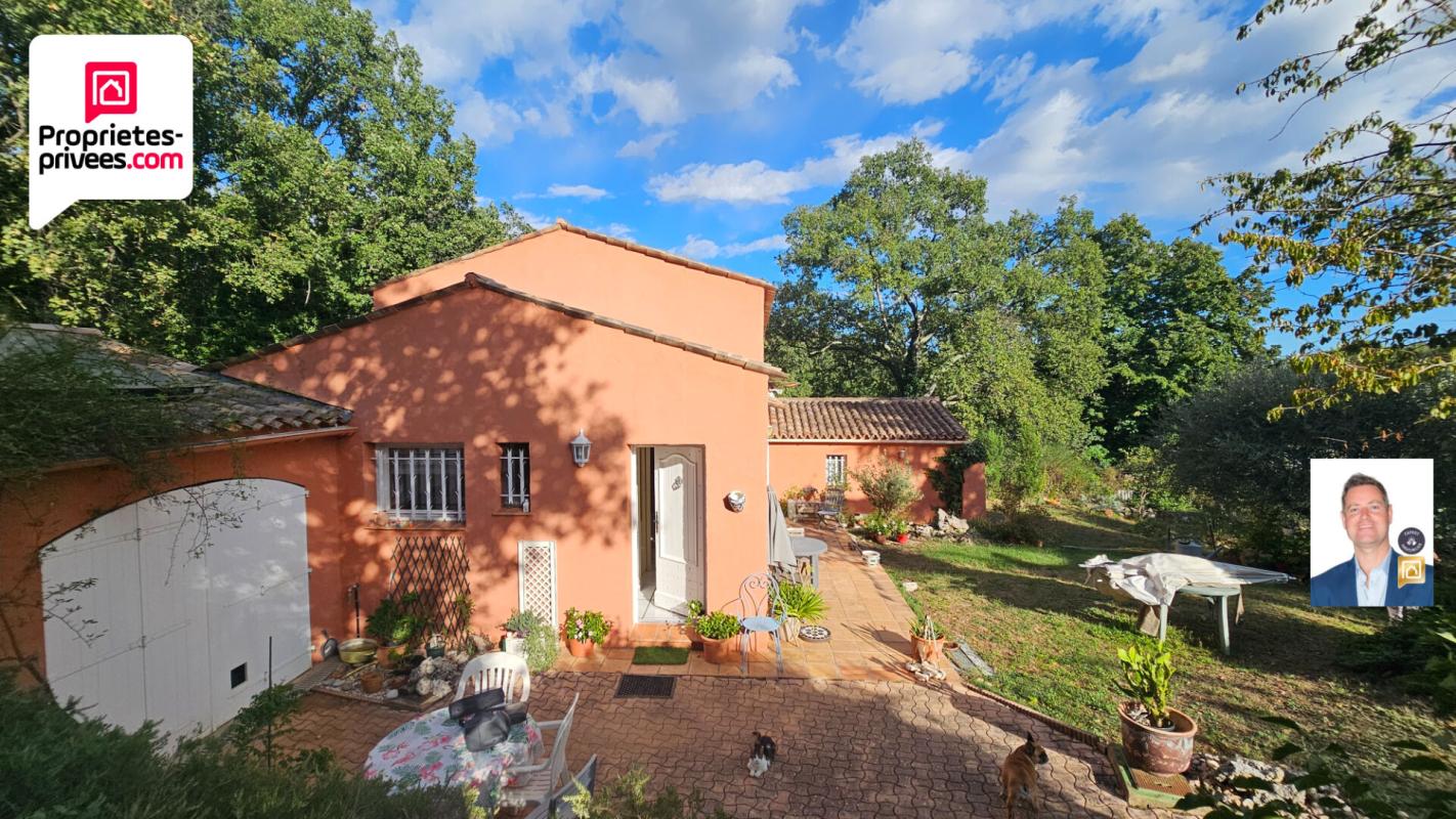 SAINT-CEZAIRE-SUR-SIAGNE VILLA 3 PIECES 120 m2 SUR UN MAGNIFIQUE TERRAIN ARBORE DE 2500 M2 3