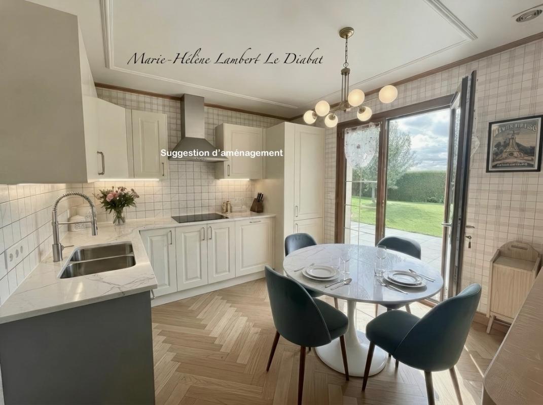SAINT-ROMAIN-DE-COLBOSC SANDOUVILLE - Maison T5 - PLAIN PIED DE VIE - SOUS-SOL COMPLET - GRAND JARDIN - 5