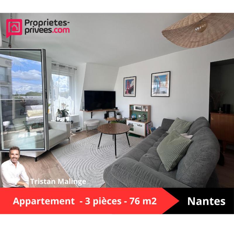NANTES Rond point de Rennes - T3 de standing avec terrasse, garage fermé et cave  Résidence récente 1