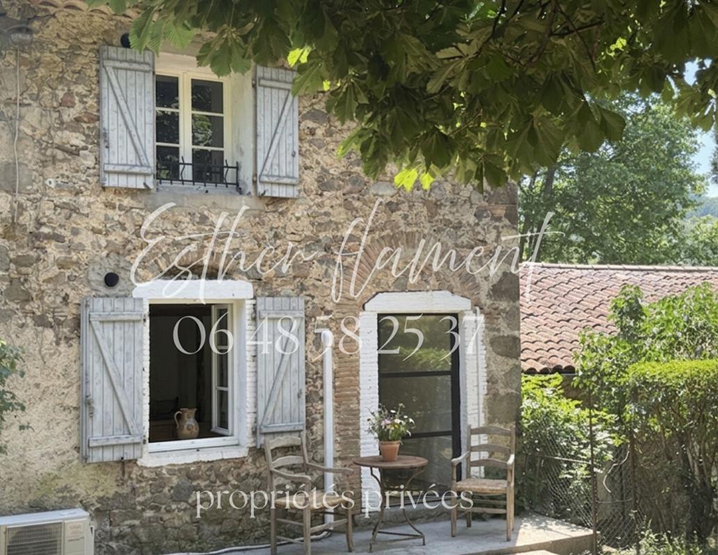 THOIRAS MAISON EN PIERRE, 2 HABITATIONS AVEC SOURCE et PUITS SUR 2500 m2 PROCHE ANDUZE 1