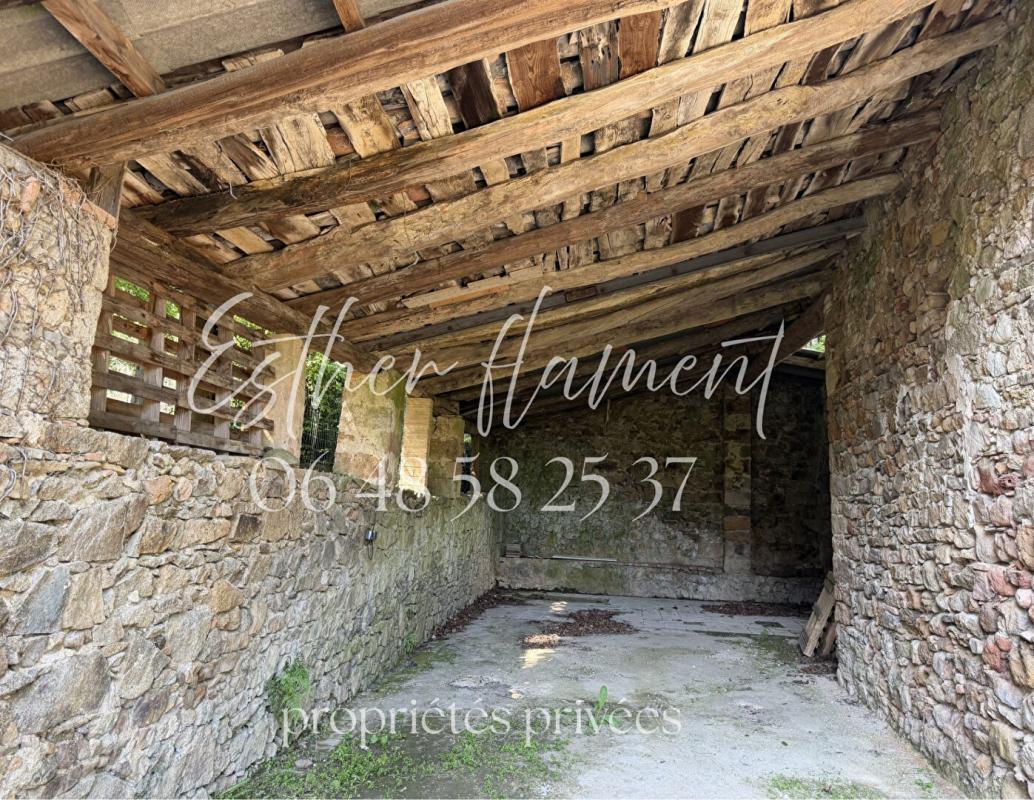 THOIRAS MAISON EN PIERRE, 2 HABITATIONS AVEC SOURCE et PUITS SUR 2500 m2 PROCHE ANDUZE 14