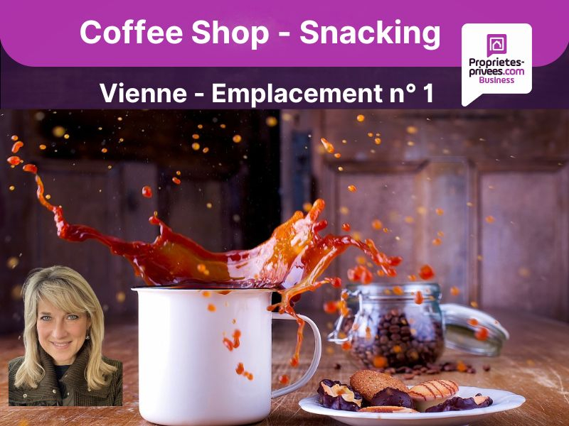 VIENNE 38200 VIENNE - Coffee shop - Terrasse - Emplacement N°1 Centre ville 1