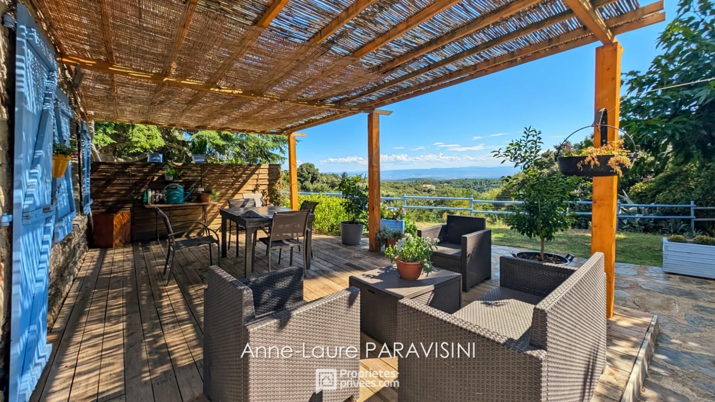CARCASSONNE Maison et gîte à Villardonnel : vue exceptionnelle 3