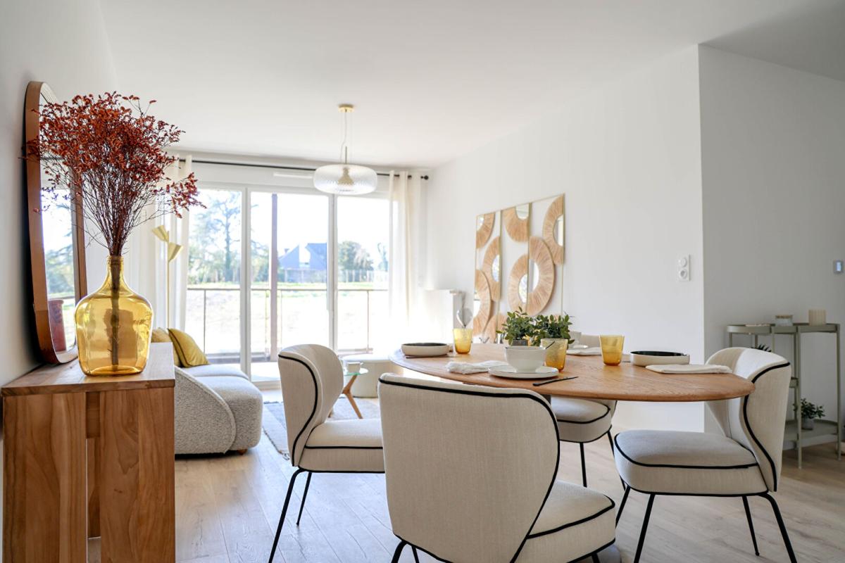 RENNES Appartement - Rennes - 3 pièces - 58.8 m2 + Parking + Loggia - Quartier Jeanne d'Arc 1