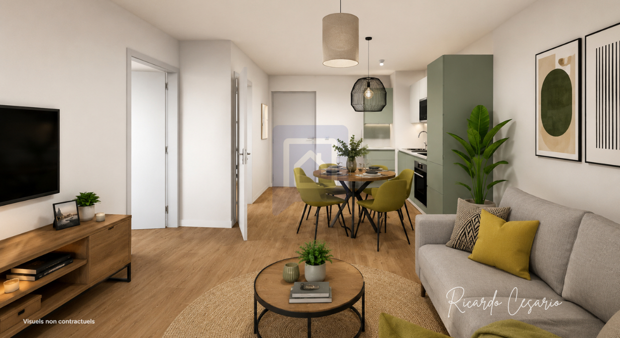 QUIMPER APPARTEMENT T2 AVEC BALCON ET DOUBLE STATIONNEMENT - QUIMPER 4
