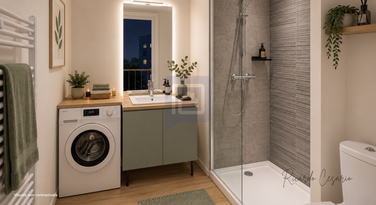 QUIMPER APPARTEMENT T2 AVEC BALCON ET DOUBLE STATIONNEMENT - QUIMPER 6