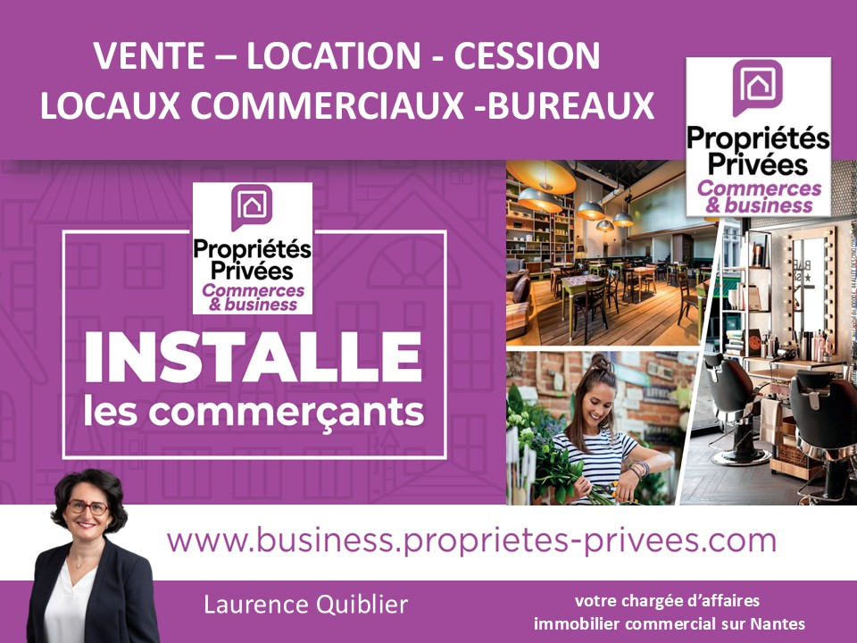 NANTES 44000 NANTES - MURS COMMERCIAUX LIBRES 88 M² , PROCHE PLACE ROYALE 8