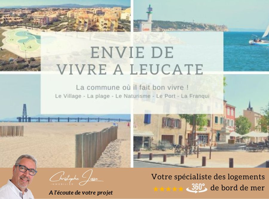 PORT LEUCATE T2 avec terrasse et parking direct plage 8