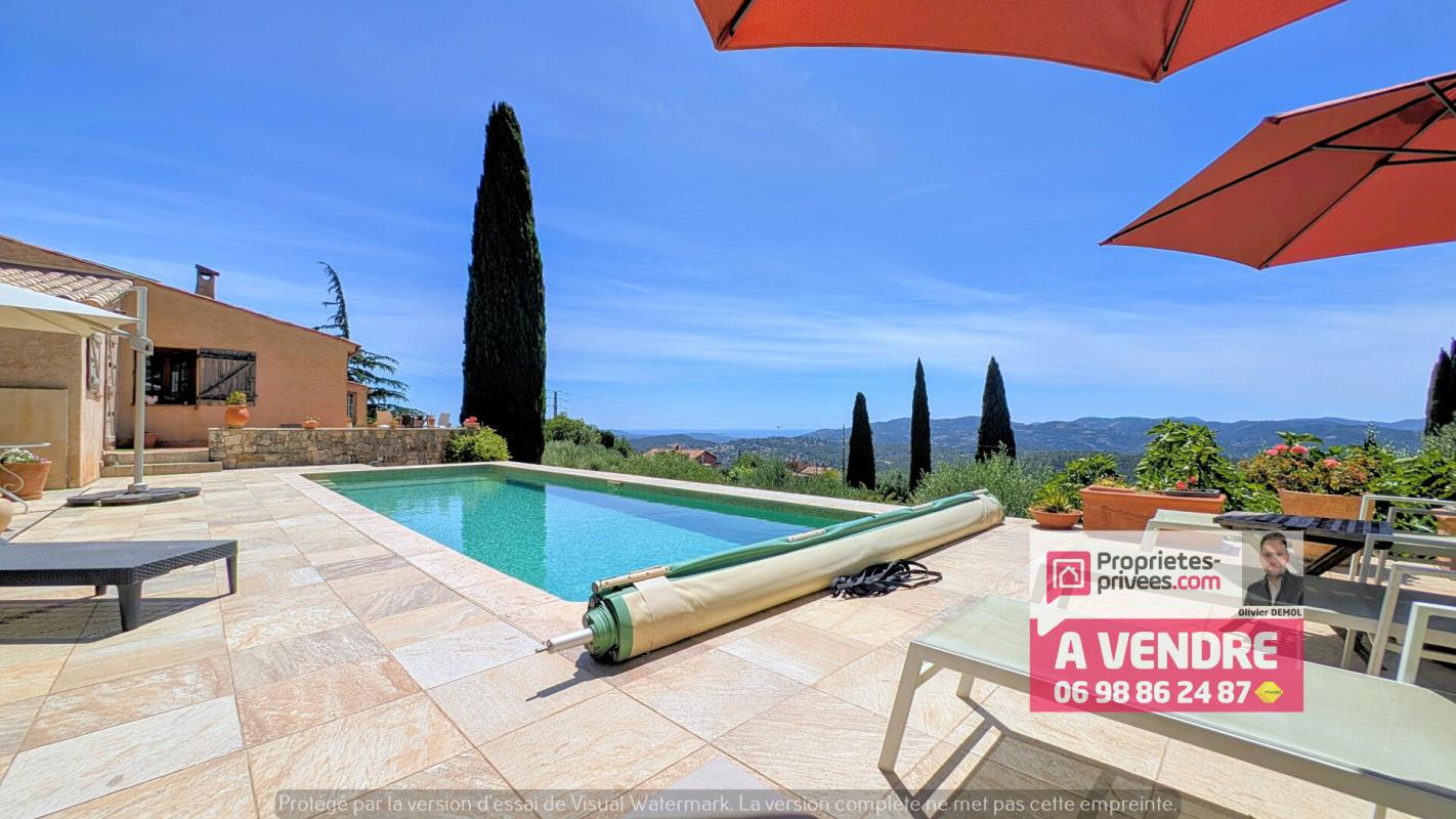SPERACEDES PROPRIETE PROVENCALE VUE MER 4
