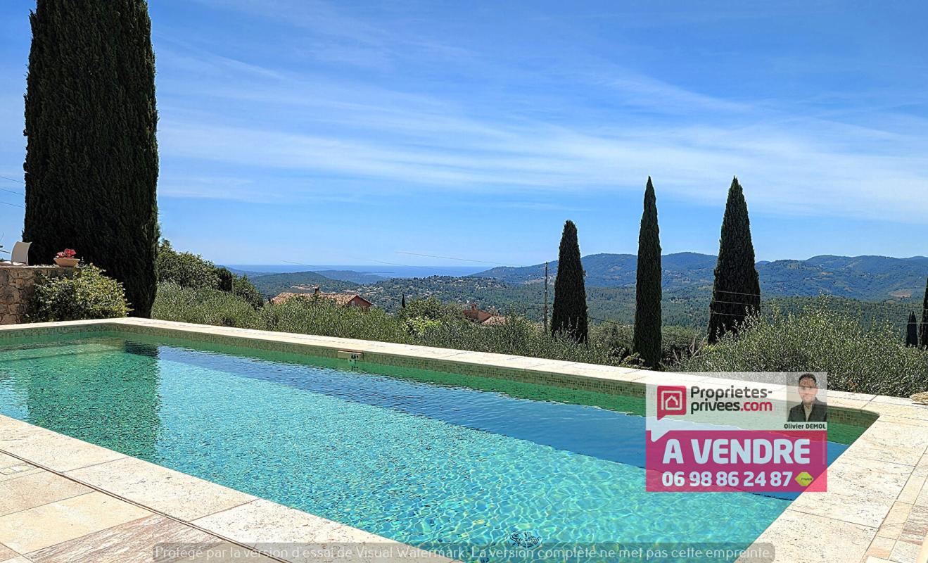 SPERACEDES PROPRIETE PROVENCALE VUE MER 5
