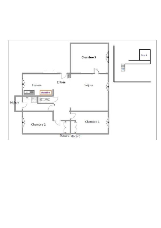 SAINT-BRIEUC Exclusivité! Côtes d'Armor 22000 Saint-Brieuc. Appartement 3 chambres refait en 2018/2019 avec cave 12