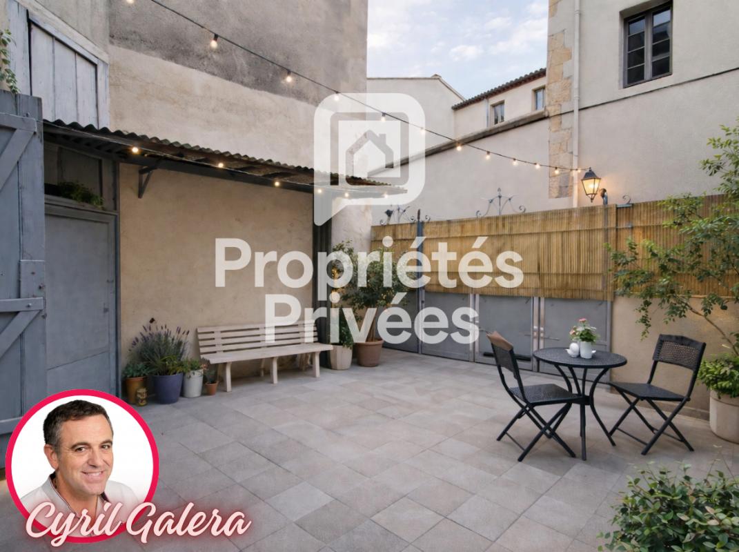NARBONNE Narbonne Centre : Immeuble de 171 m² - R+2 - avec Cour-Parking et Toit-Terrasse 2