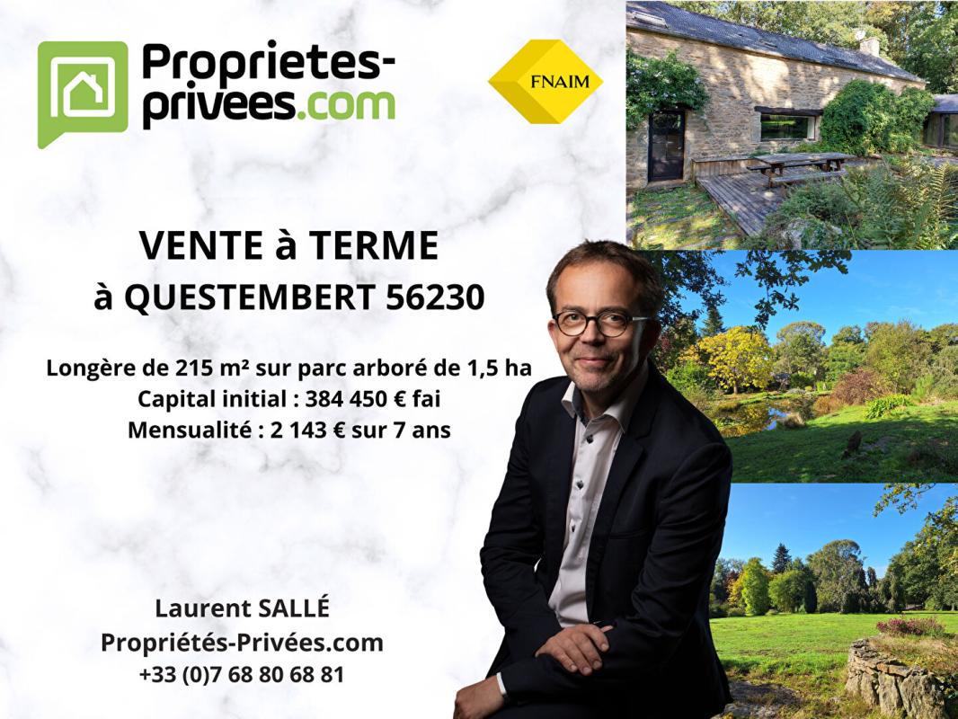 QUESTEMBERT Questembert (56230) - Maison de caractère de 215 m² sur parc arboré de 1,5 ha 1