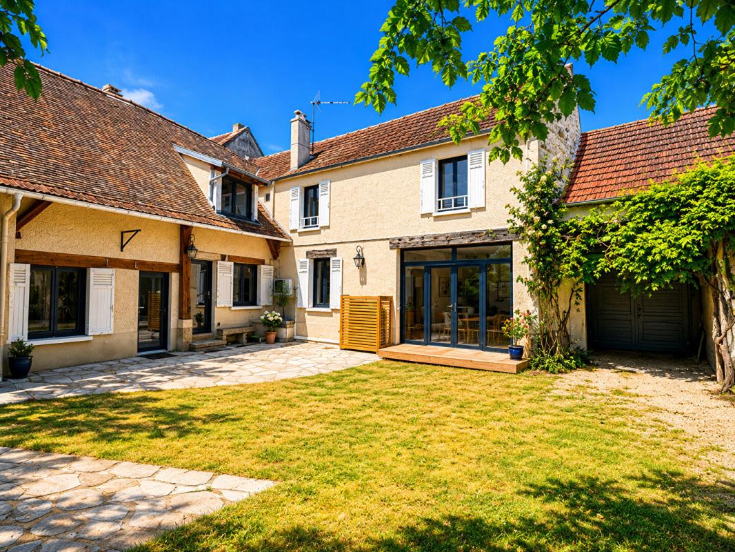 MOISSON PROPRIÉTÉ DE CARACTÈRE - 170 m² HABITABLES, 5 CHAMBRES ET DÉPENDANCES À FORT POTENTIEL 1