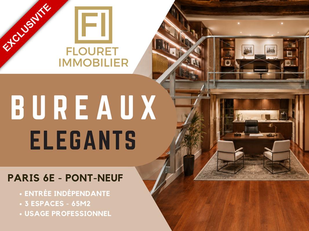 PARIS-6E-ARRONDISSEMENT Bureau / Local professionnel - 65m² - Pont Neuf 1