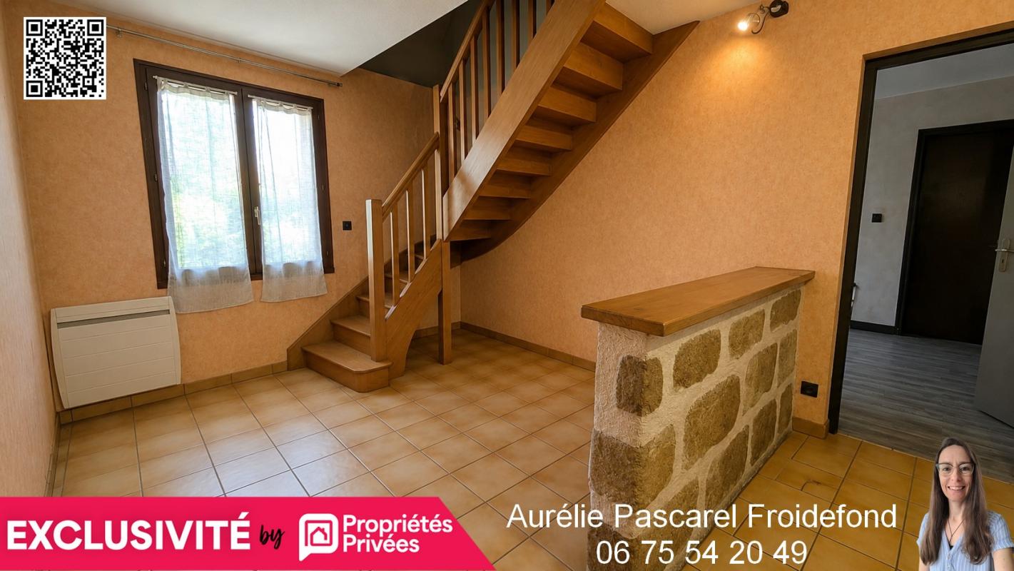 BRIVE-LA-GAILLARDE BRIVE : Grange en pierre, rénovée en Maison T4 d'env. 110m² - 3 chambres + Bureau - combles aménageables - GARAGE et Atelier - Terrain d'env. 2500m² et Terrasse couverte 5